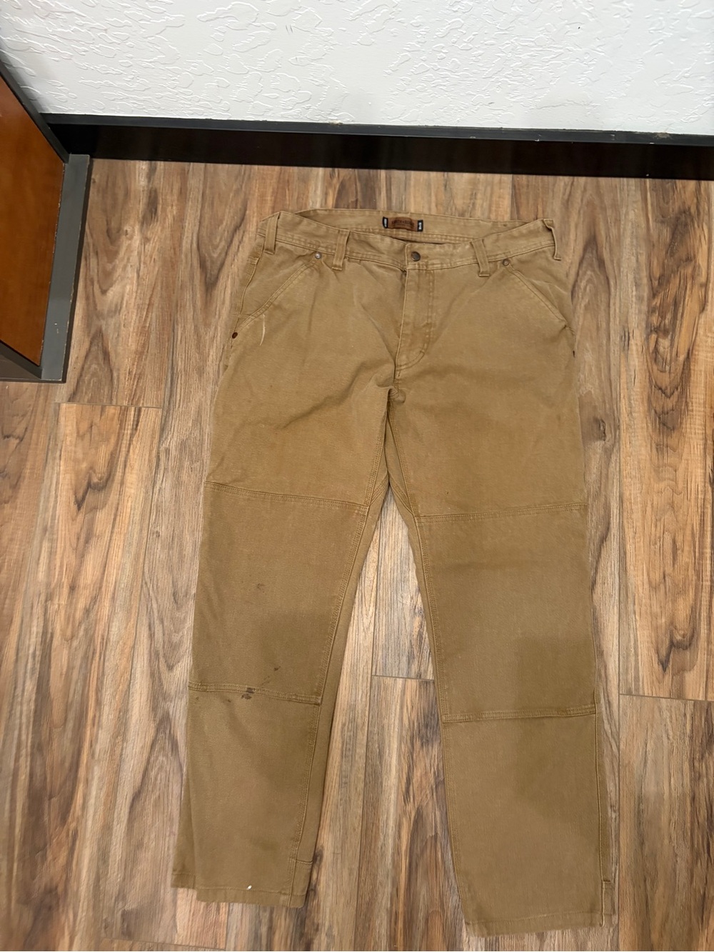 Men's Rugged Work Pants in Brown